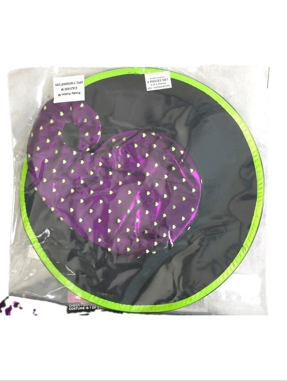 Goodmark Costume Girls Size 8-10 Witch Halloween Dress Hat Pretty Potion Medium